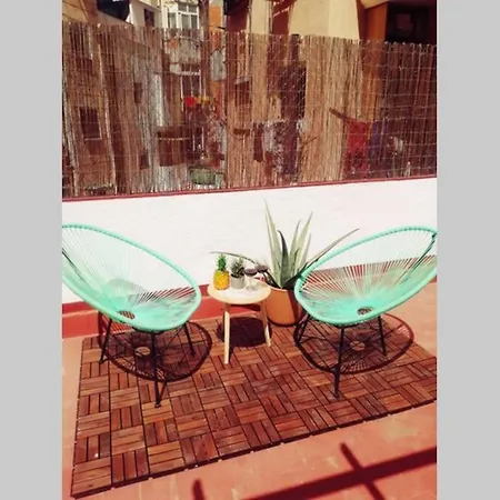 Appartement M3 Terrace. Cool 15 Min Center By Metro *